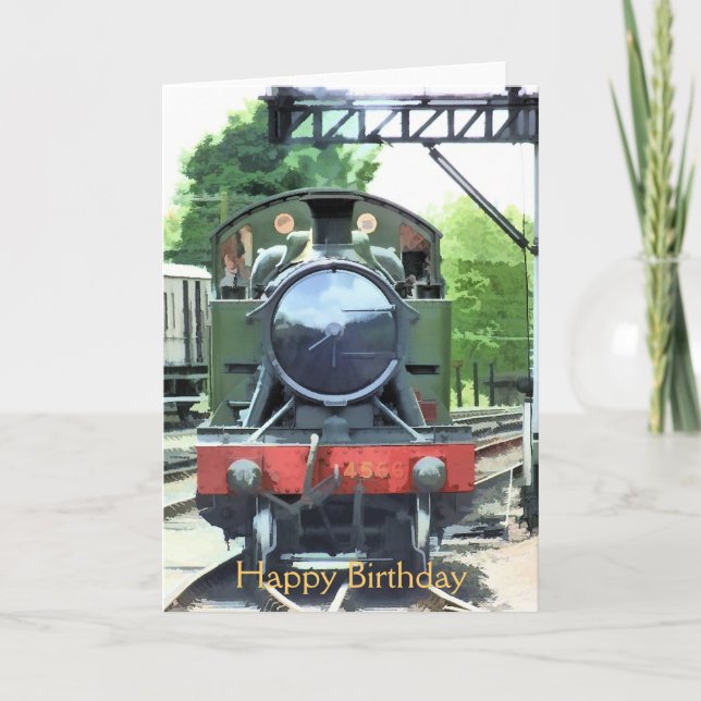 STEAM TRAINS CARD (Front)