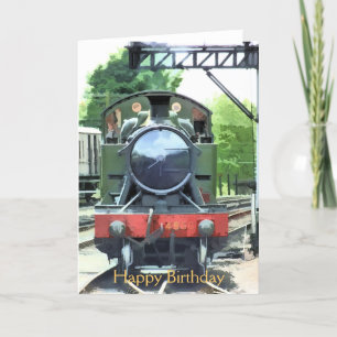 STEAM TRAINS CARD