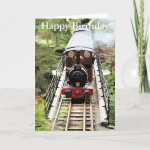 STEAM TRAINS CARD