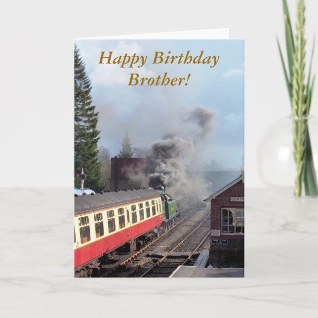 STEAM TRAINS CARD (Front)