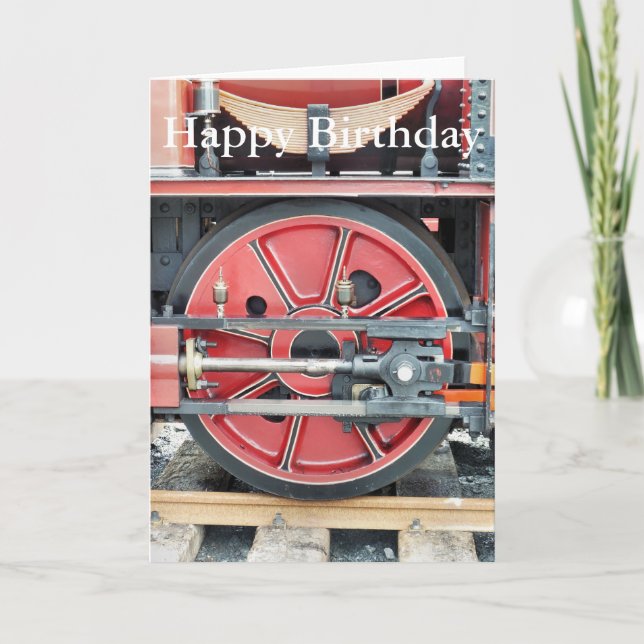 STEAM TRAINS CARD (Front)