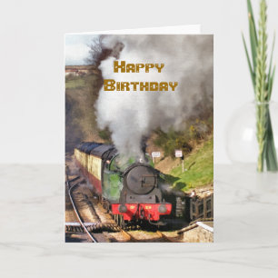 STEAM TRAINS CARD