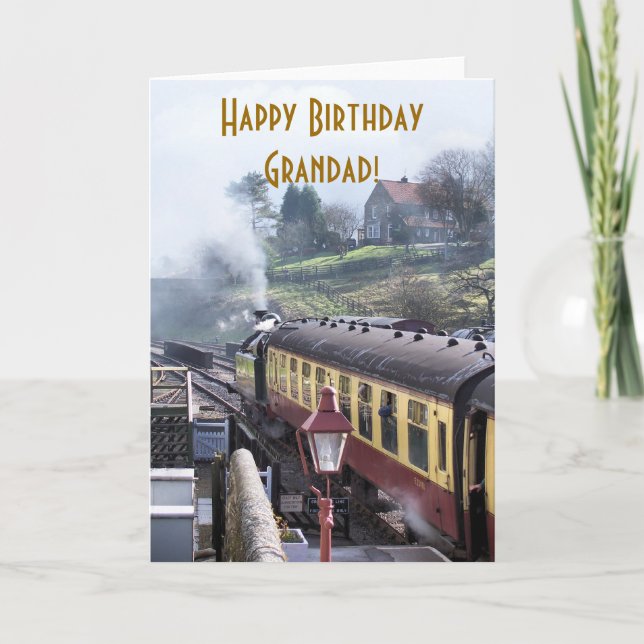 STEAM TRAINS CARD (Front)
