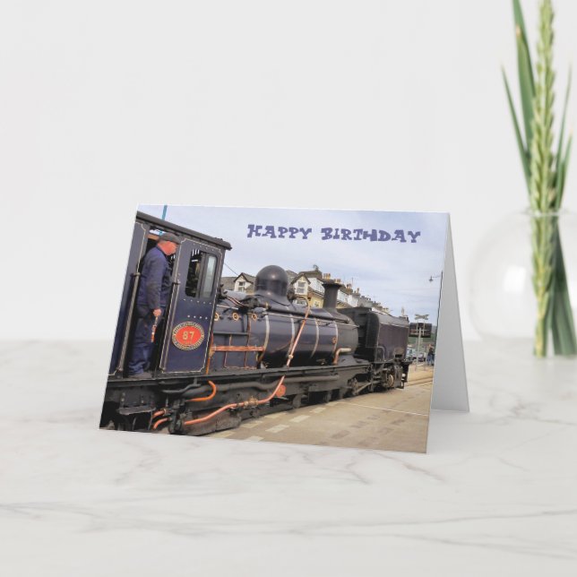 STEAM TRAINS CARD (Front)