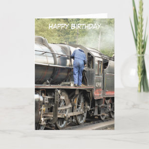 STEAM TRAINS CARD