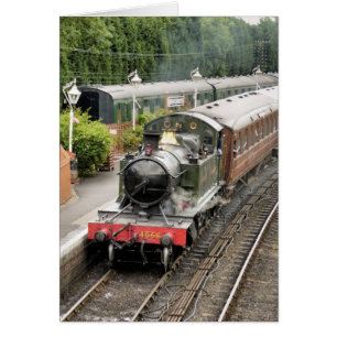 STEAM TRAINS CARD
