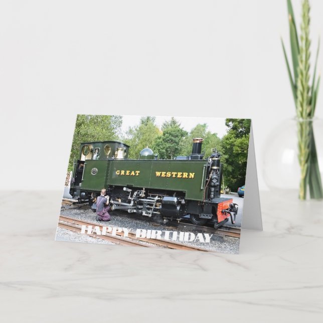 STEAM TRAINS CARD (Front)