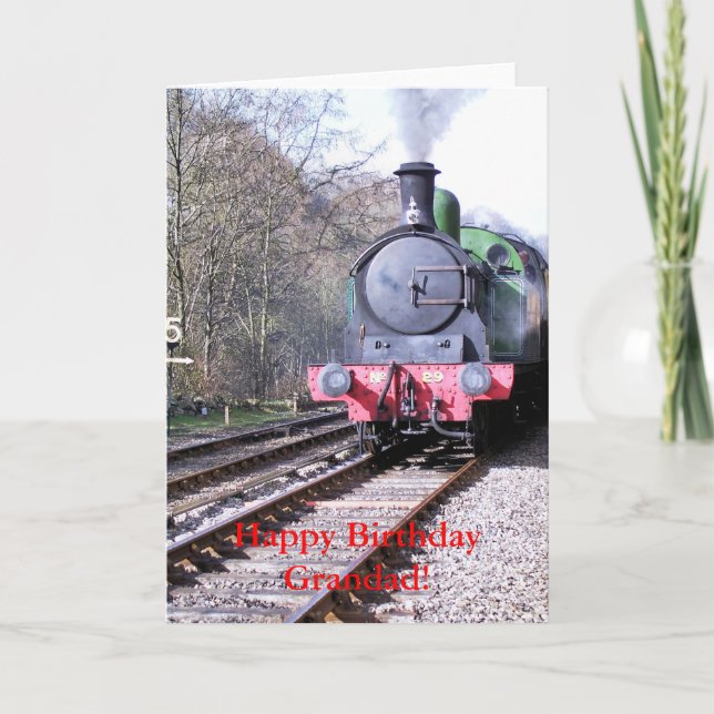 STEAM TRAINS CARD (Front)