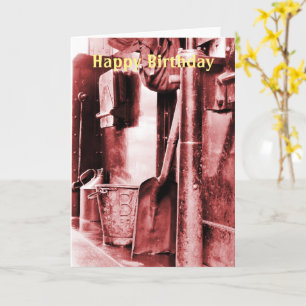 STEAM TRAINS CARD