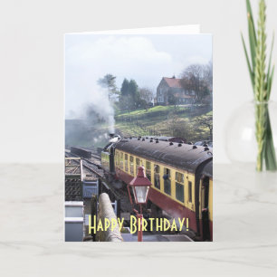 STEAM TRAINS CARD