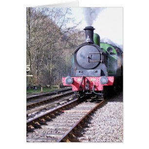 STEAM TRAINS CARD
