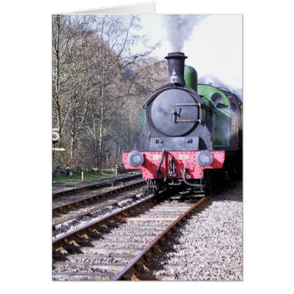 STEAM TRAINS CARD