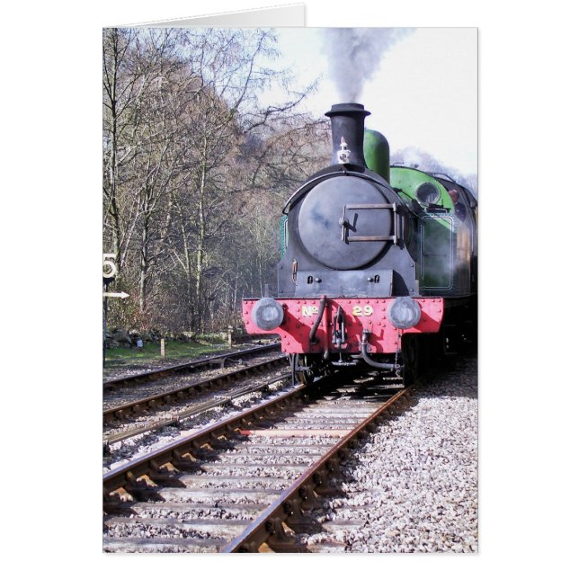 STEAM TRAINS CARD (Front)