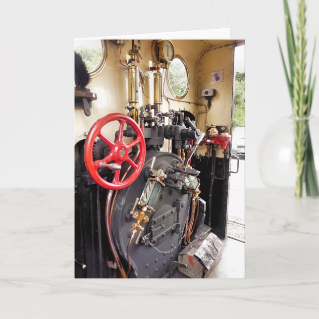 STEAM TRAINS CARD (Front)