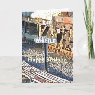 STEAM TRAINS CARD