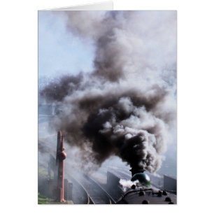 STEAM TRAINS CARD