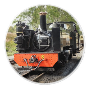 STEAM TRAINS CERAMIC KNOB
