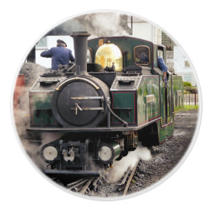 STEAM TRAINS CERAMIC KNOB