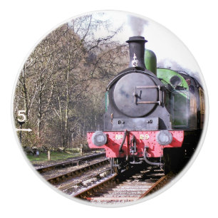 STEAM TRAINS CERAMIC KNOB