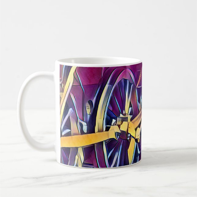 STEAM TRAINS  COFFEE MUG (Left)