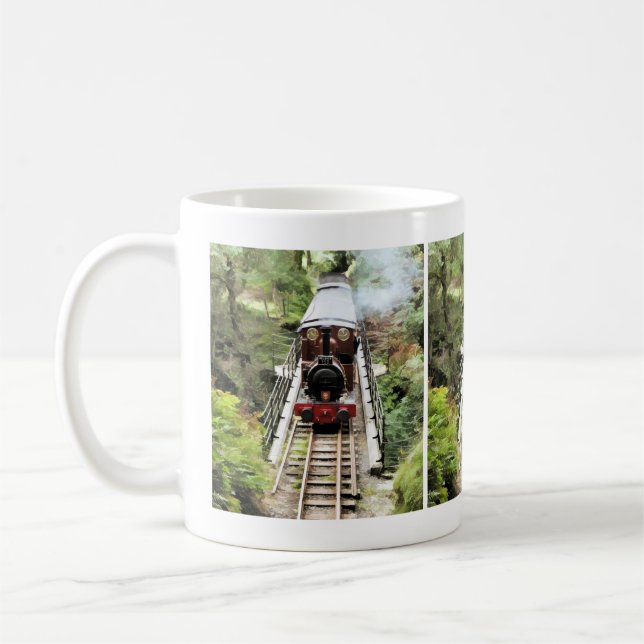 STEAM TRAINS COFFEE MUG (Left)
