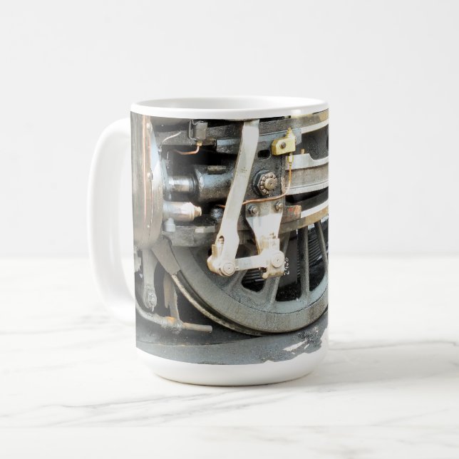 STEAM TRAINS COFFEE MUG (Front Left)