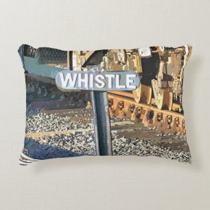 STEAM TRAINS DECORATIVE CUSHION