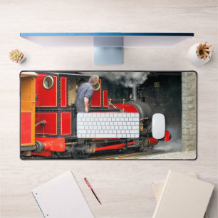 STEAM TRAINS DESK MAT
