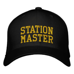 STEAM TRAINS EMBROIDERED HAT