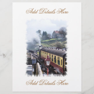 STEAM TRAINS FLYER
