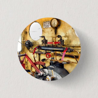 STEAM TRAINS FOOTPLATE 3 CM ROUND BADGE