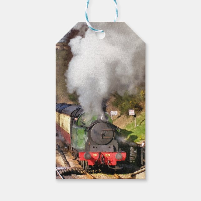 STEAM TRAINS GIFT TAGS (Front)