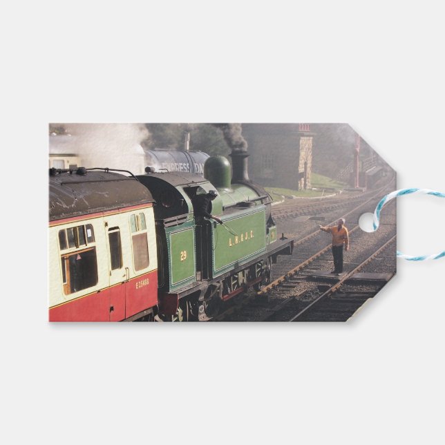 STEAM TRAINS GIFT TAGS (Front (Horizontal))