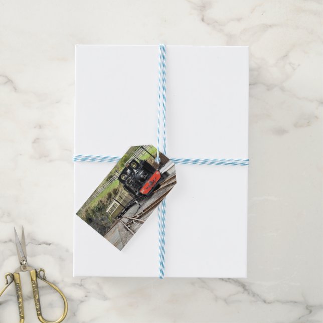 STEAM TRAINS GIFT TAGS (With Twine)