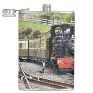 STEAM TRAINS HIP FLASK