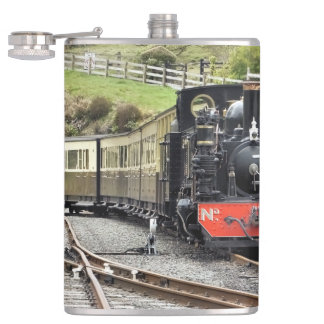 STEAM TRAINS HIP FLASK