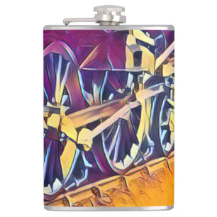 STEAM TRAINS HIP FLASK