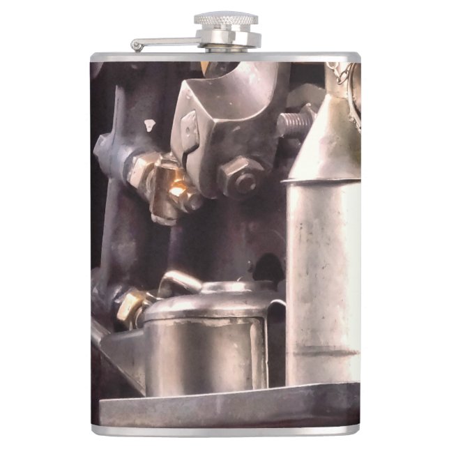 STEAM TRAINS   HIP FLASK (Front)