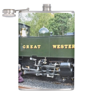 STEAM TRAINS HIP FLASK