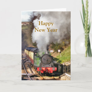 STEAM TRAINS HOLIDAY CARD