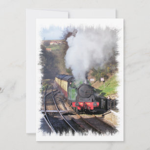 STEAM TRAINS invitation