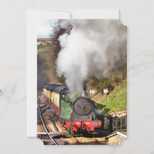 STEAM TRAINS INVITATION