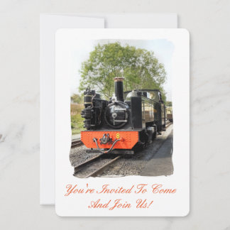 STEAM TRAINS INVITATION