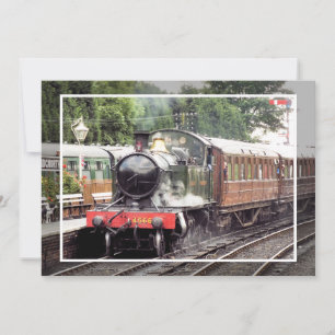 STEAM TRAINS Invitation