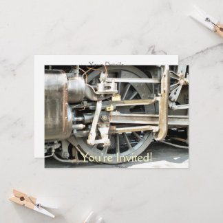 STEAM TRAINS INVITATION