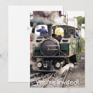 STEAM TRAINS INVITATION