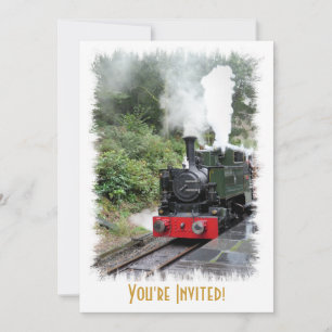 STEAM TRAINS INVITATION