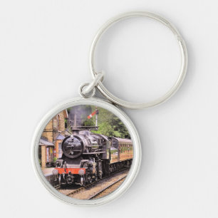 STEAM TRAINS    KEY RING