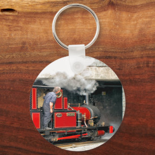 STEAM TRAINS KEY RING