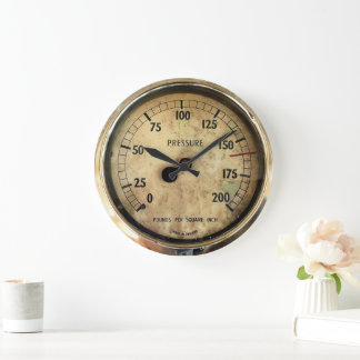 STEAM TRAINS LARGE CLOCK